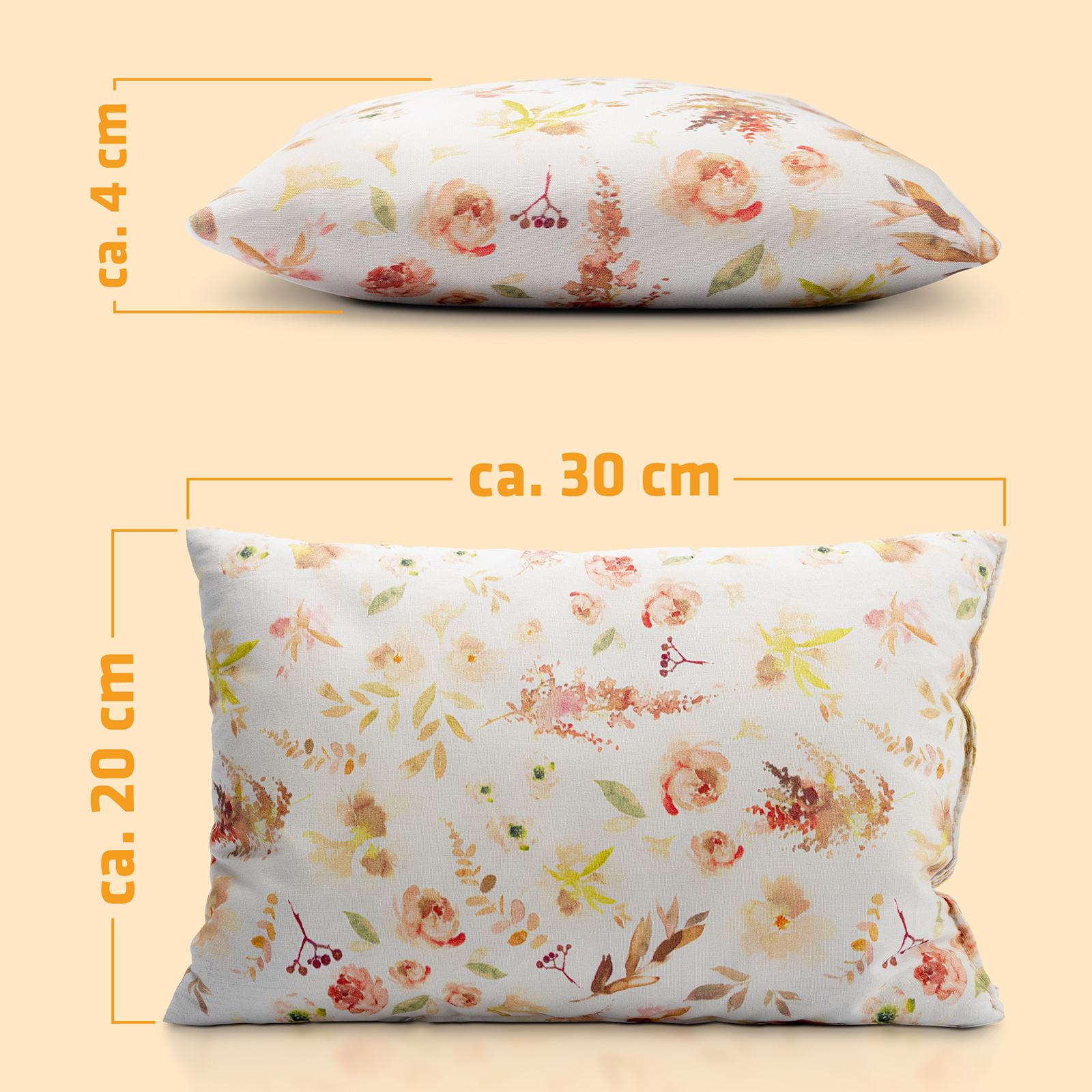 Natural Mosquito Repellent Cushion | Herbal Scent to Keep Them Away | Approx. 30 x 20 cm