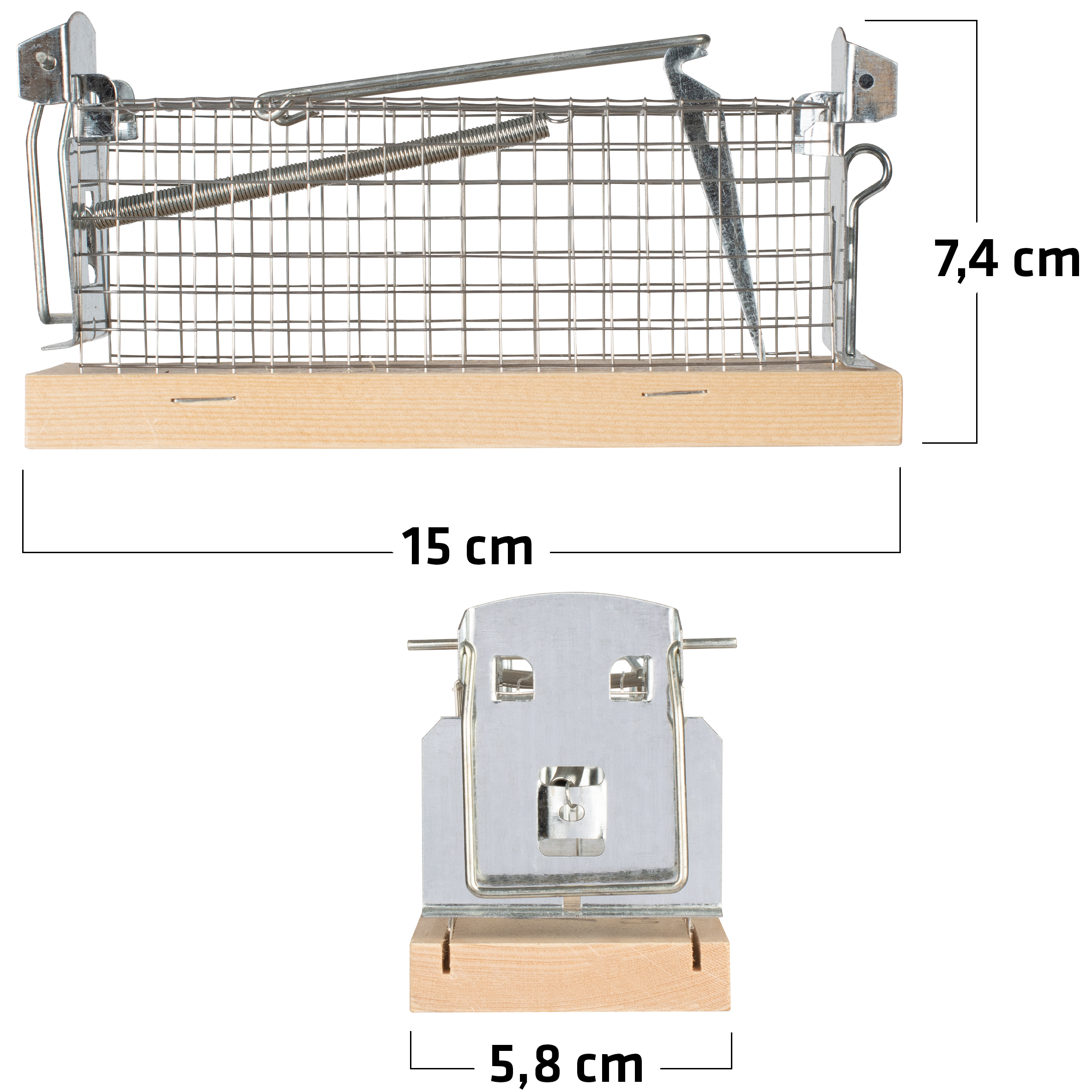 GARDIGO live mouse trap in a set of 2