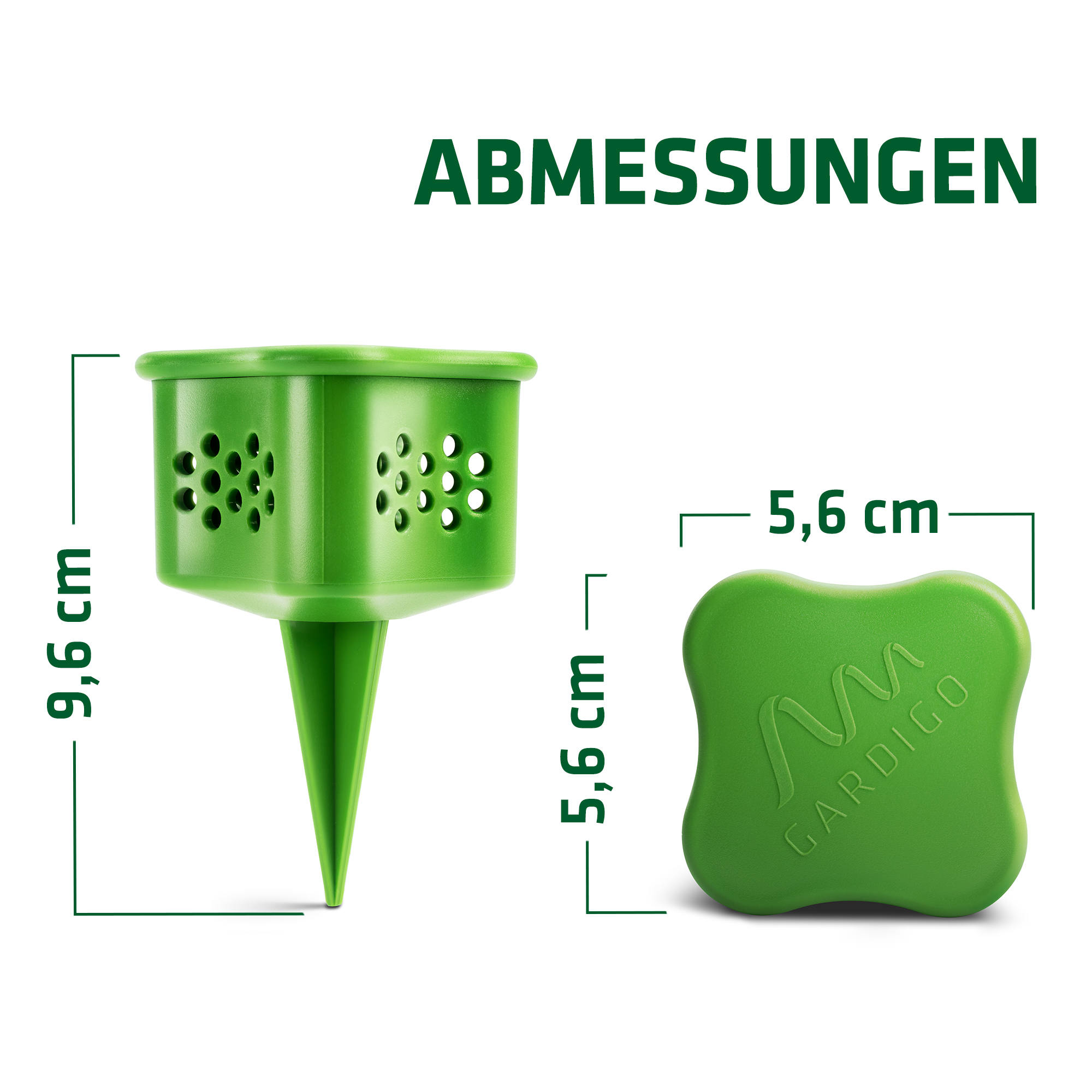Slug Repellent Coffee | Set of 6 protective pods for animal repellents | With earth stakes