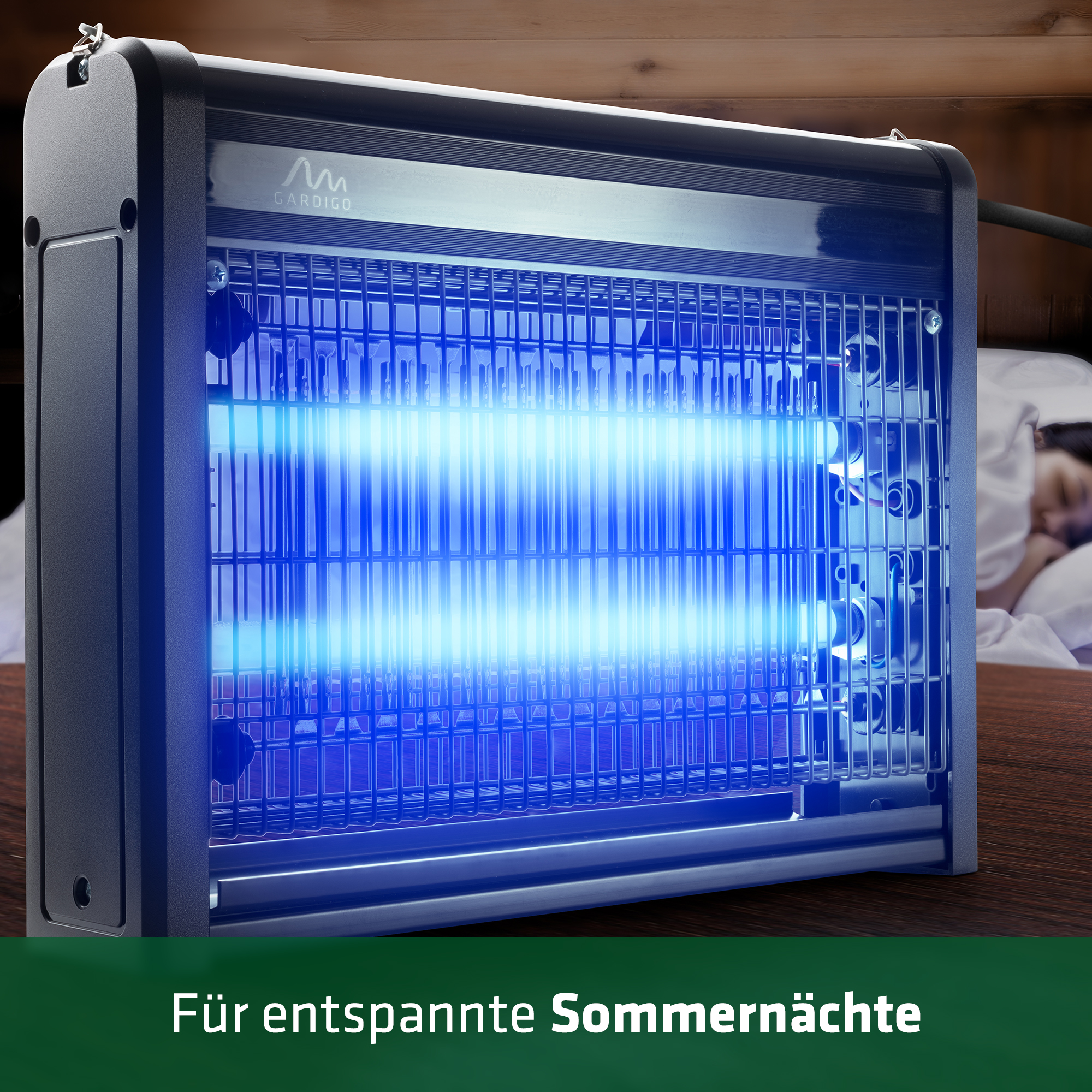Bug Zapper Professional 70 m² | LED technology | Electronic Insect Killer Lamp