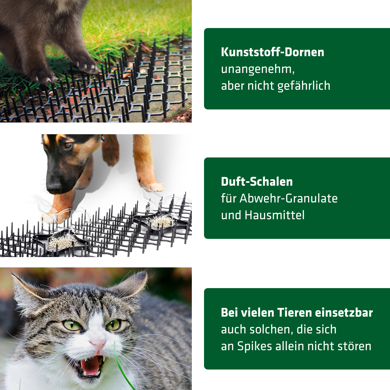 GARDIGO Animal Scram Barrier, set of 6