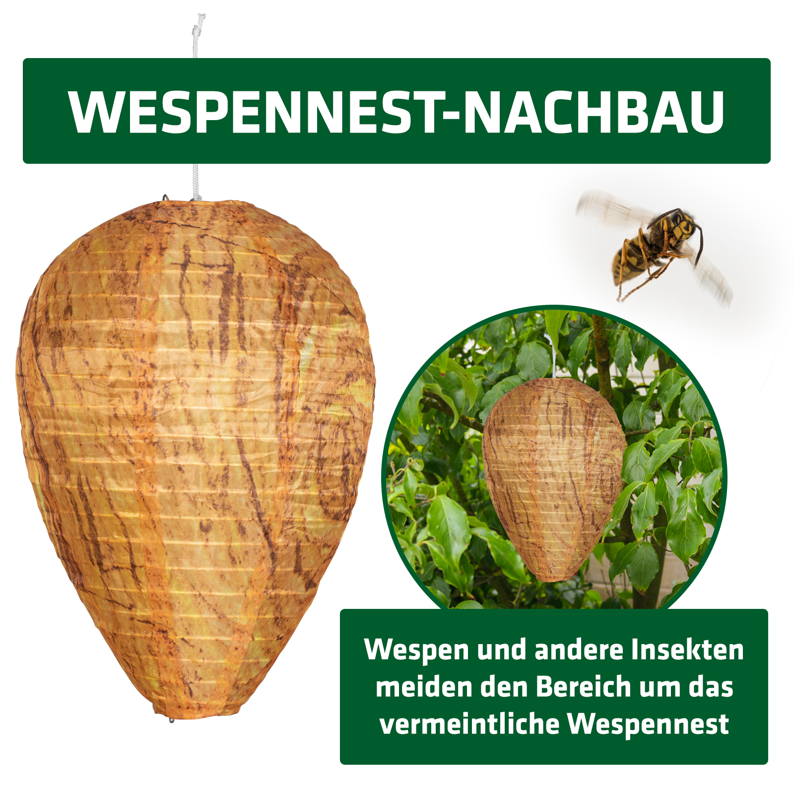 Wasp Nest Premium | decoy against waps | weather resistant