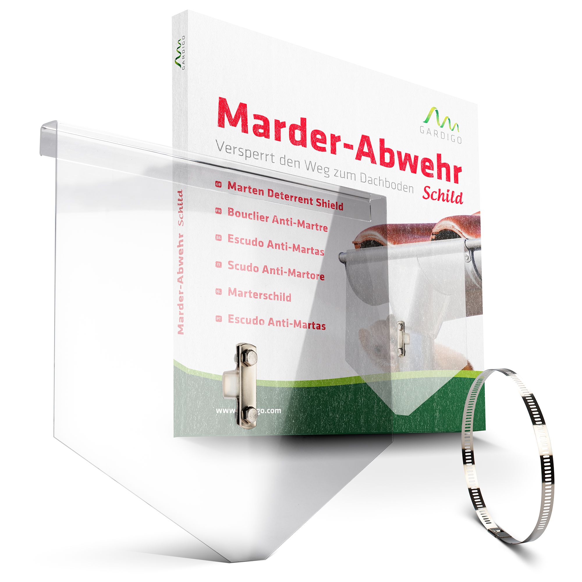 Marten Deterrent Shield | barrier for gutters