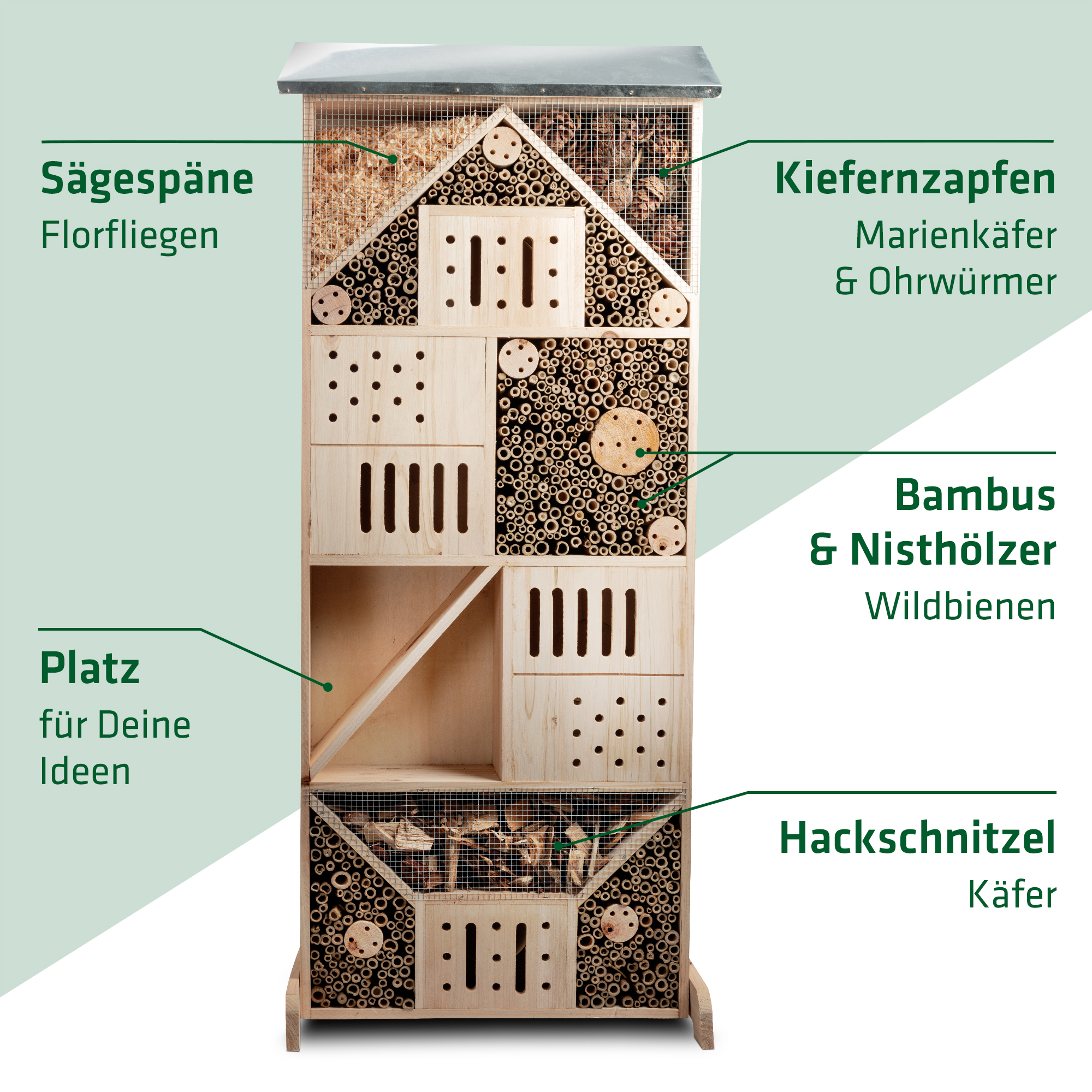 Insect Hotel XXXL | large nesting aid for bees