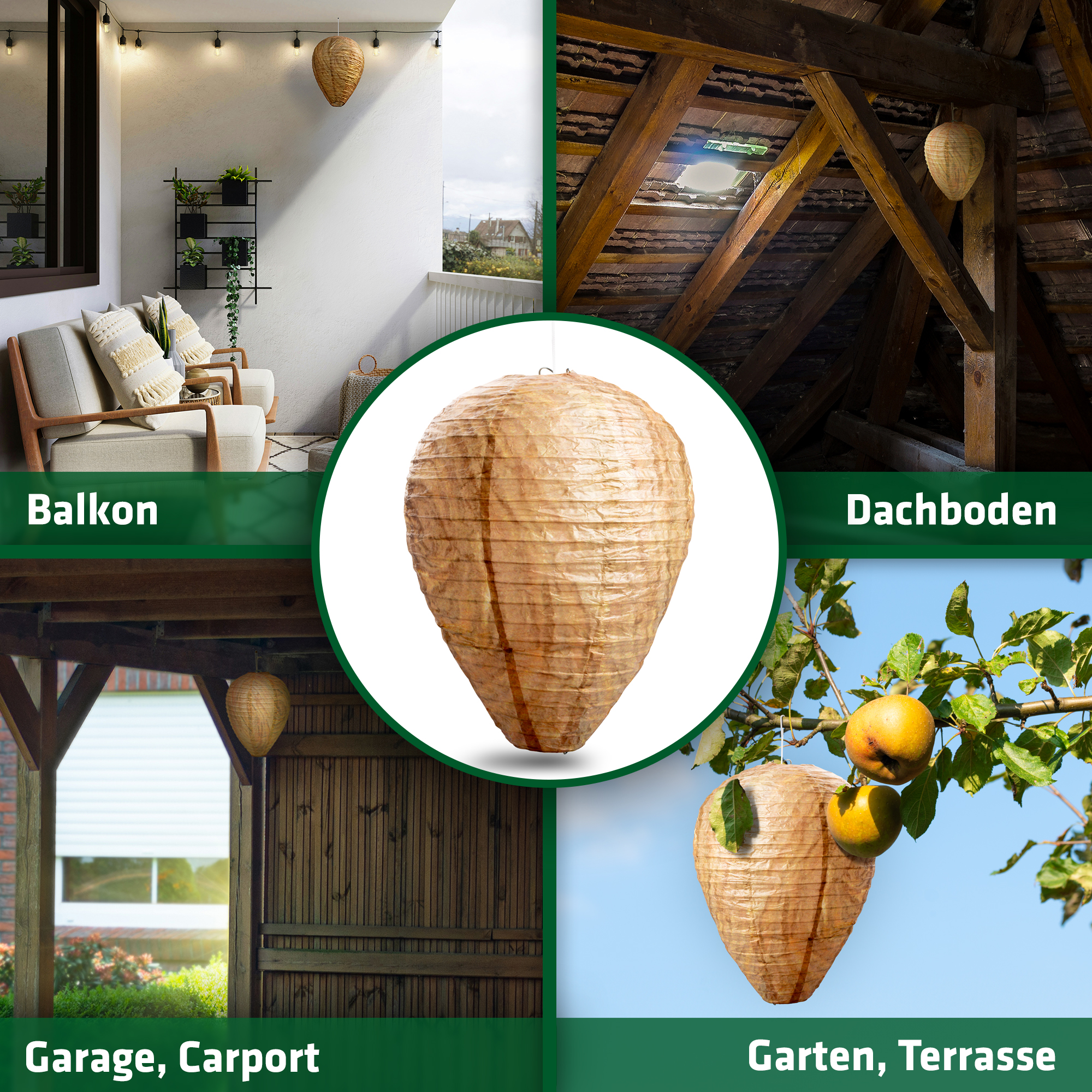Wasp Nest Dummy | fake nest against real wasps