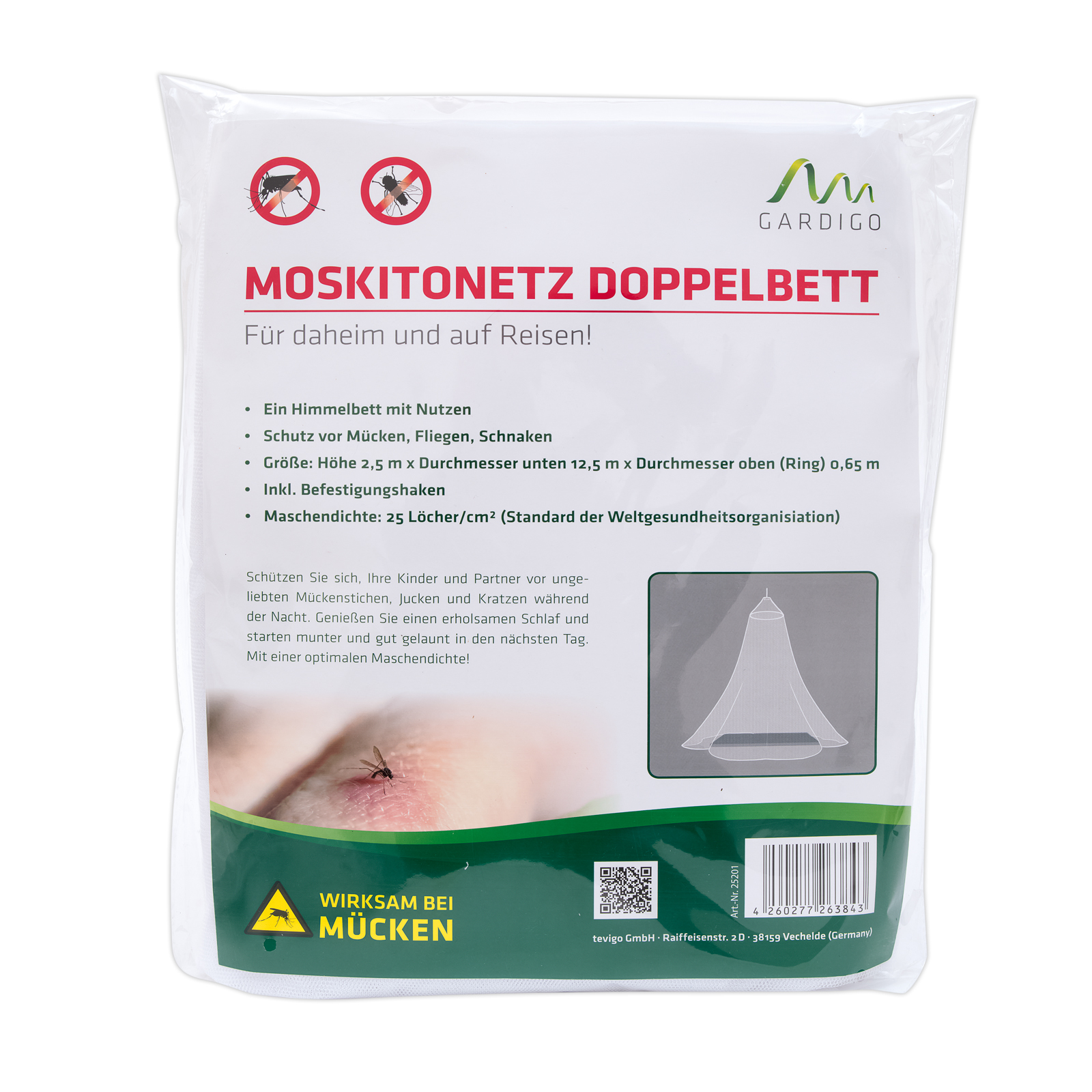 Mosquito Net | cone shaped | for twin beds