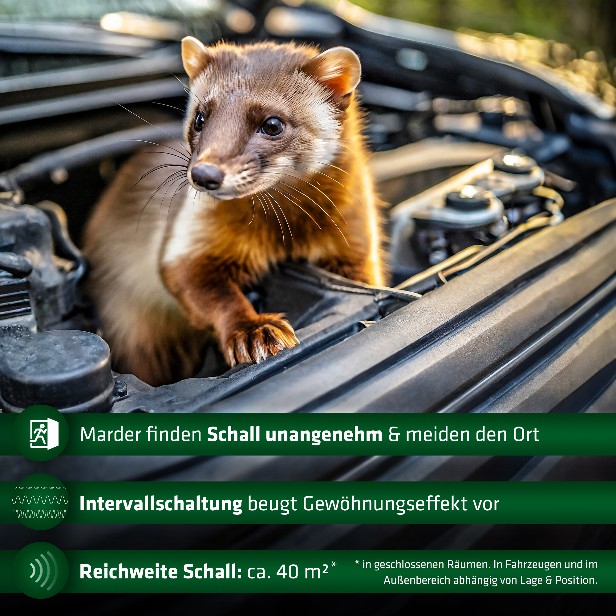 Marten Repellent Mobile | battery operated