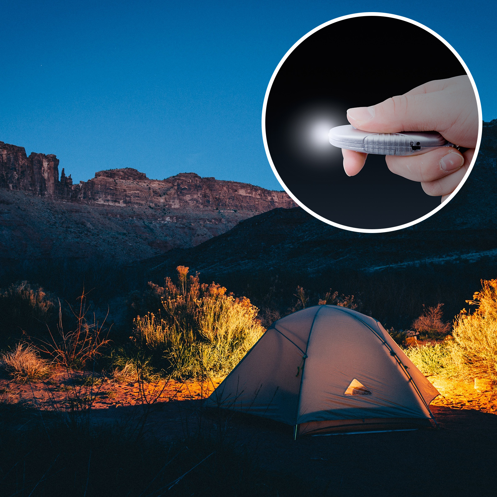 Mosquito Repellent | portable | with keyring & flashlight
