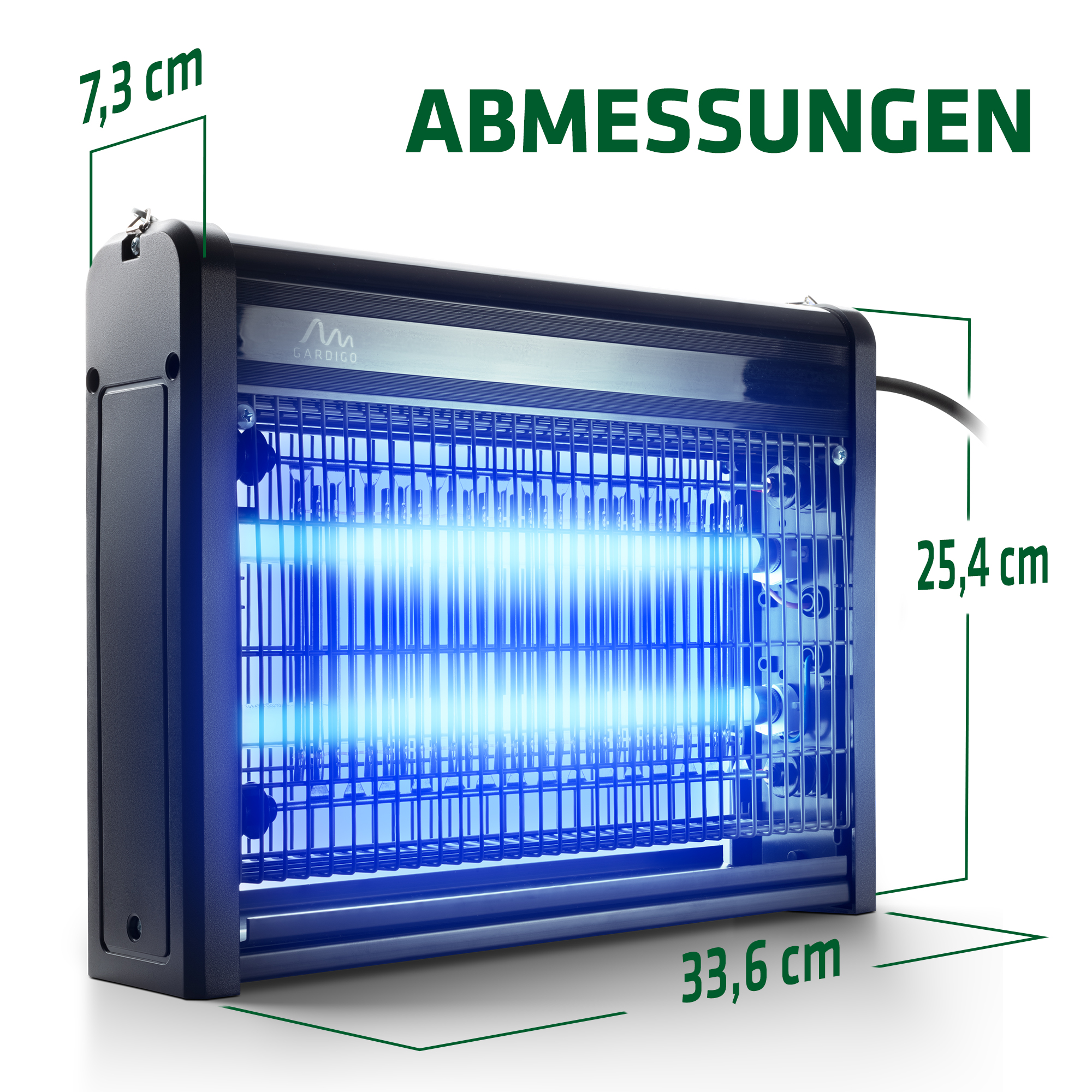 Bug Zapper Professional 70 m² | LED technology | Electronic Insect Killer Lamp