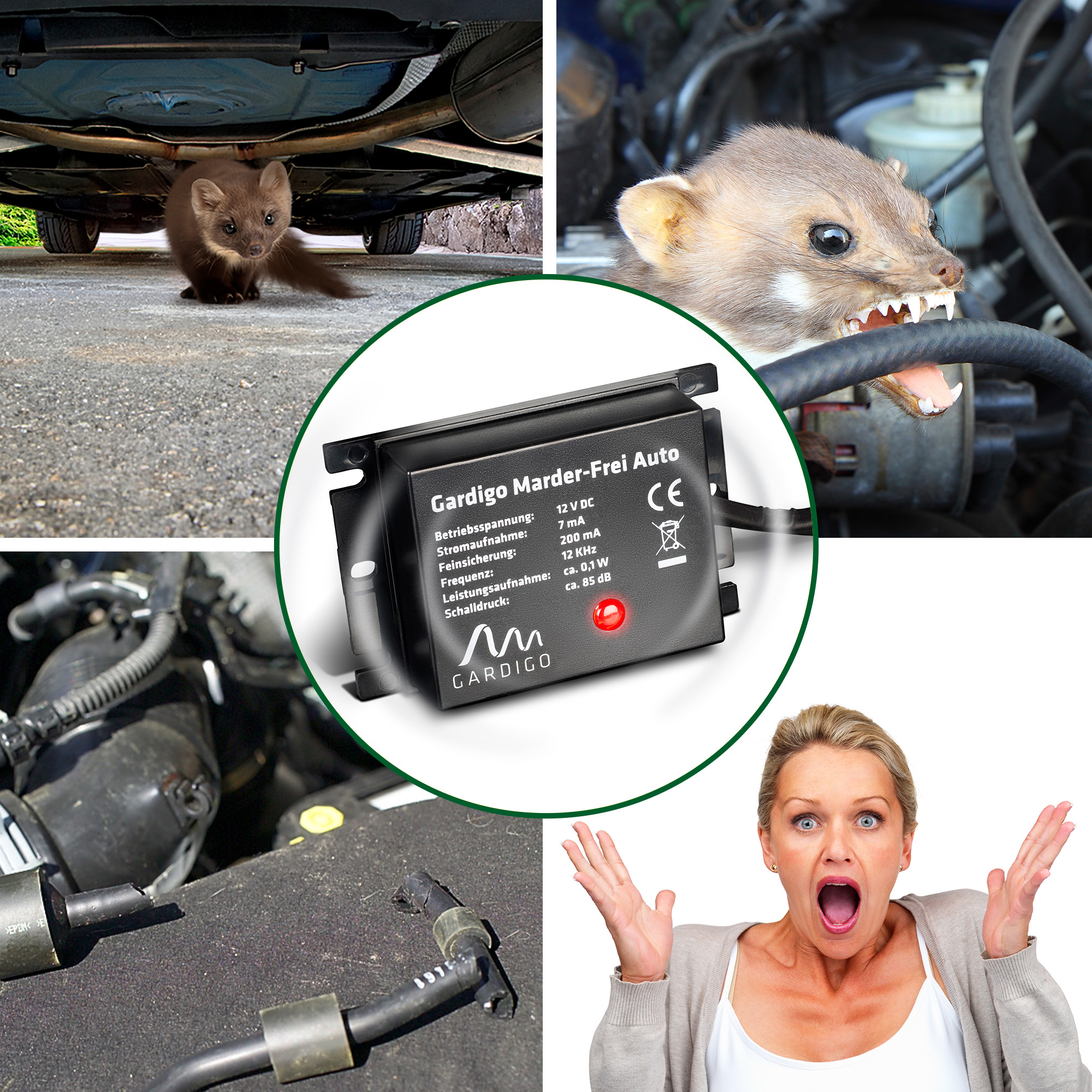 GARDIGO sonic marten repellent for cars