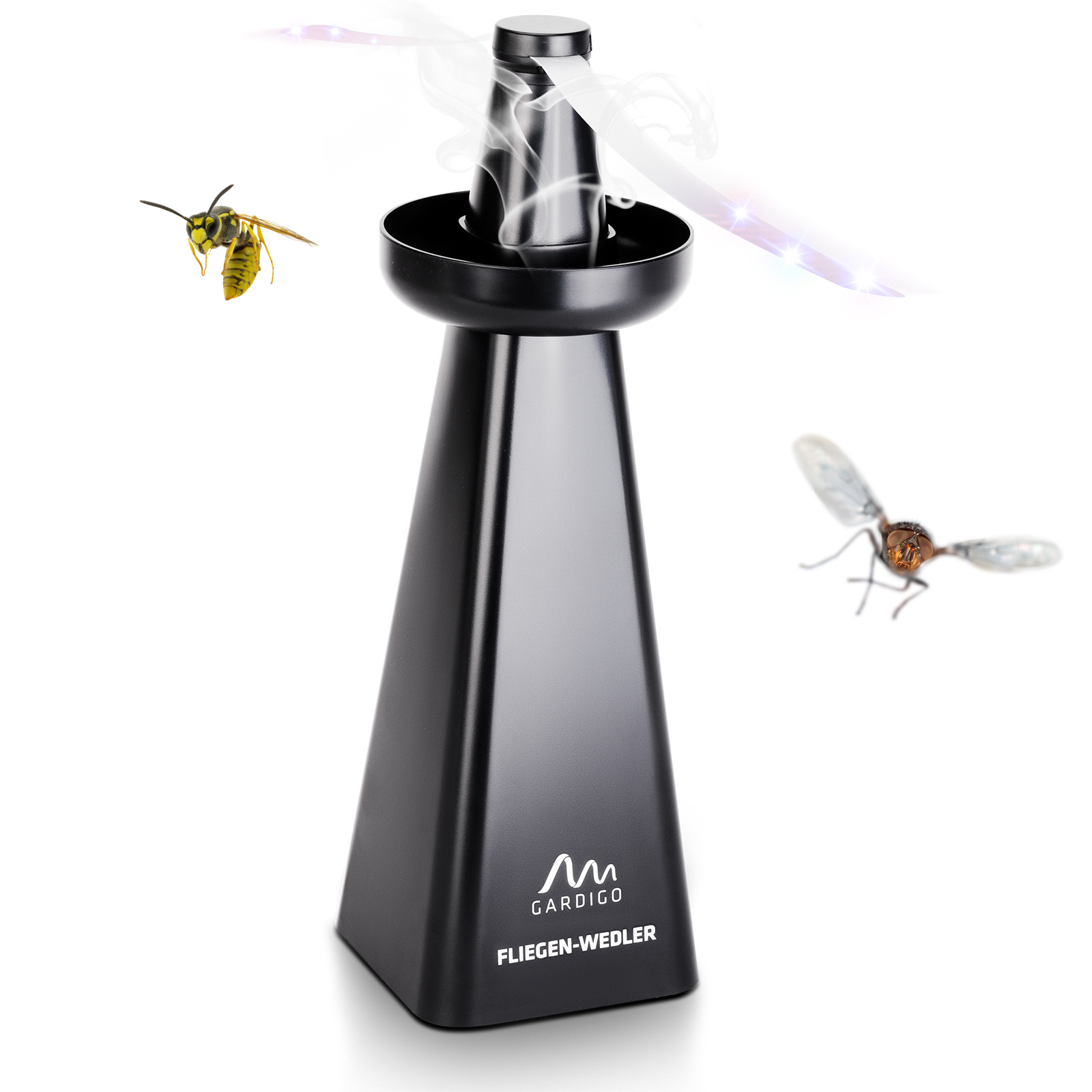 The GARDIGO Wasp Repellent Fan against flies & wasps