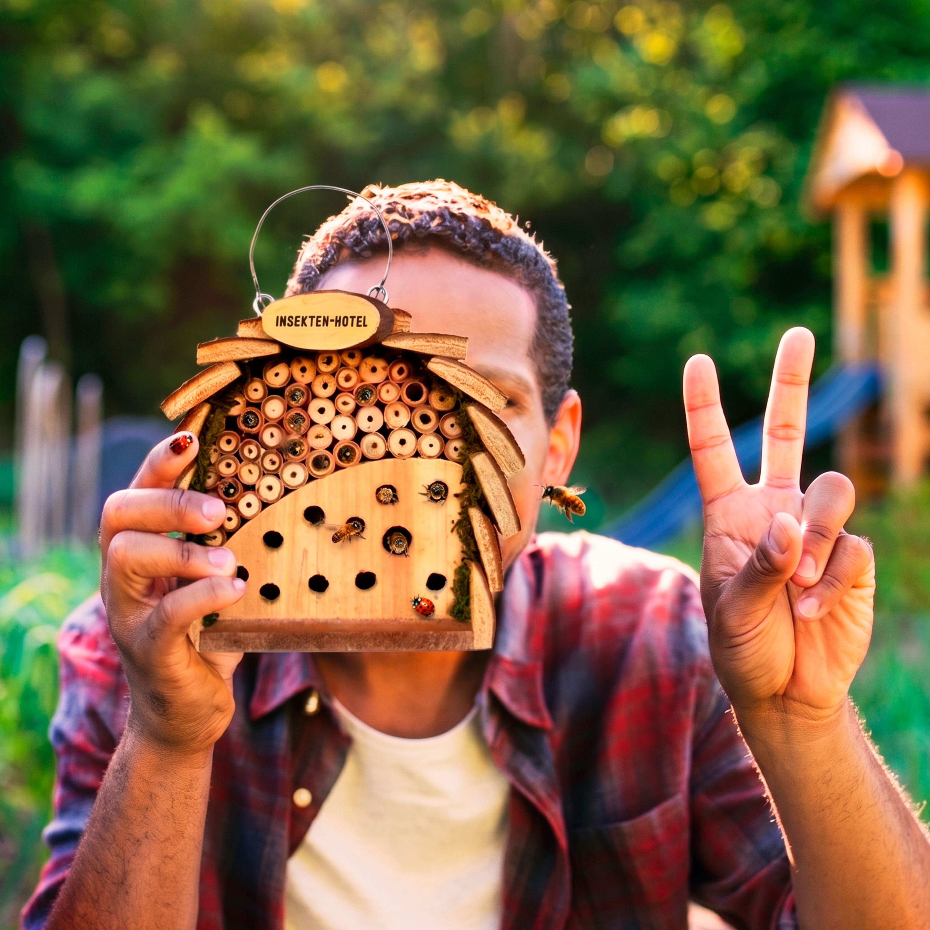Insect Hotel | nesting aid for bees & ladybirds