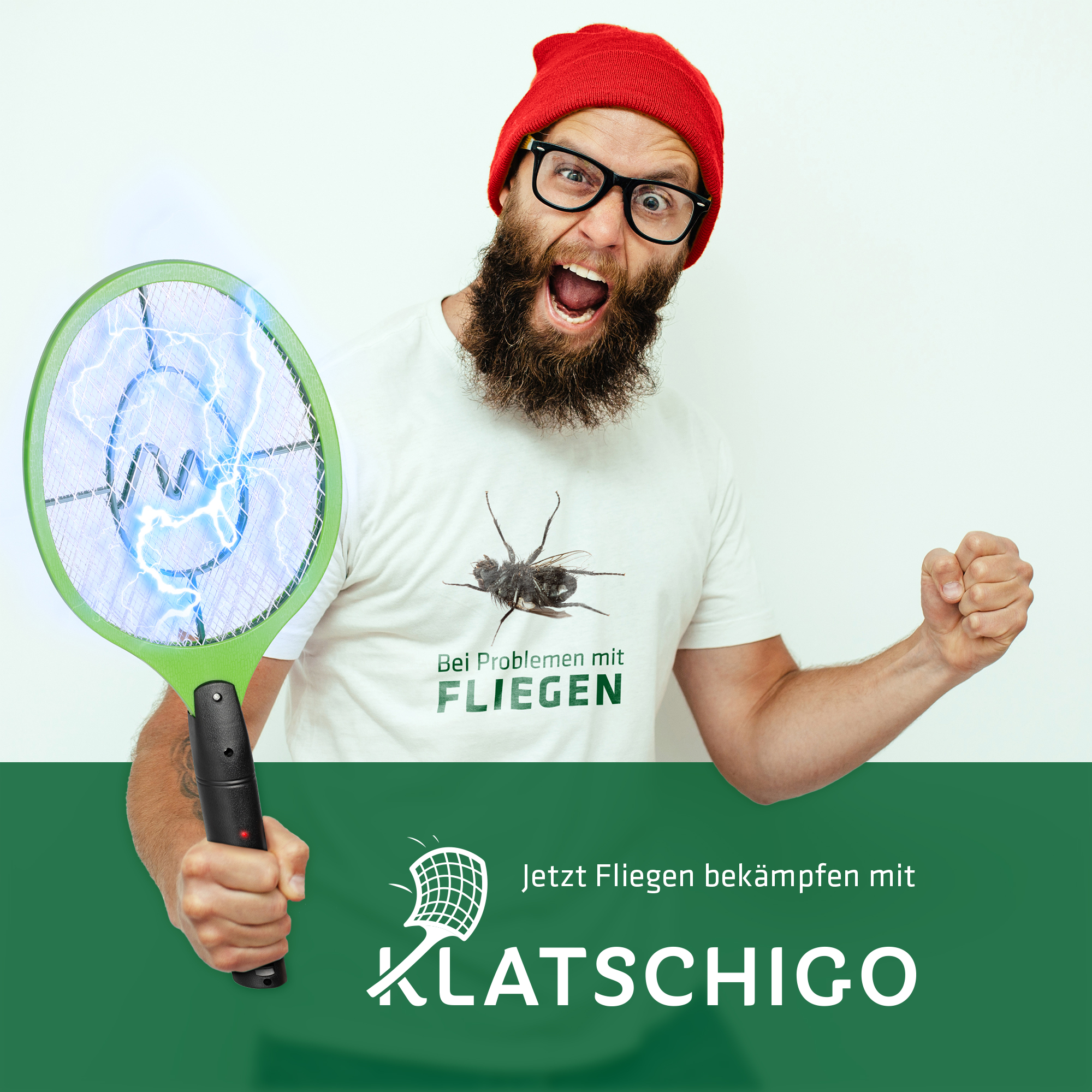 Electric Fly Swatter | kills insects with a high voltage grille
